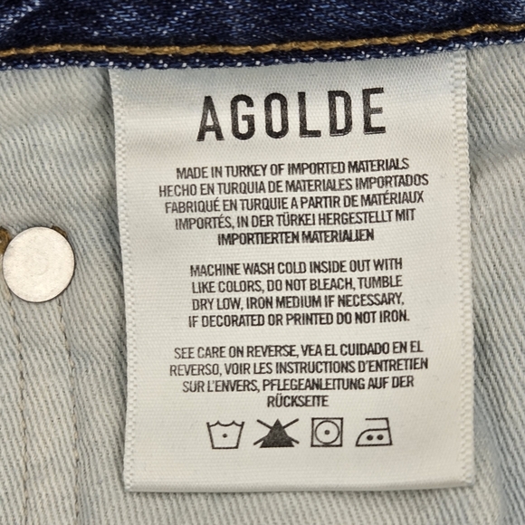 AGOLDE Riley High Rise Cropped Jeans - Picture 13 of 16
